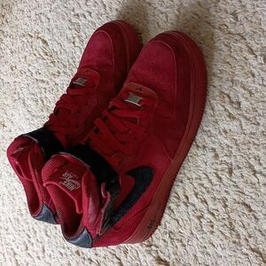 Nike Air Force 1 Mid "Red October" Gym Red (CUSTOM) - Size 8